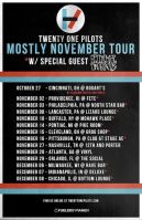 Mostly November Tour poster